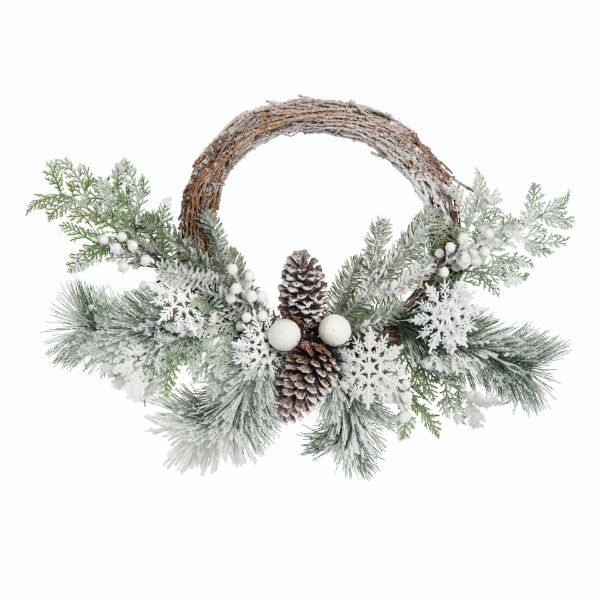 Wreath 3 (Winter Whites) - ReadyFestive