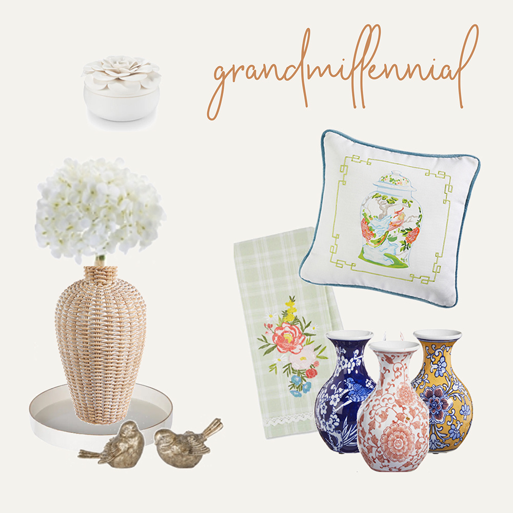 Spring Grandmillenial theme box reveal