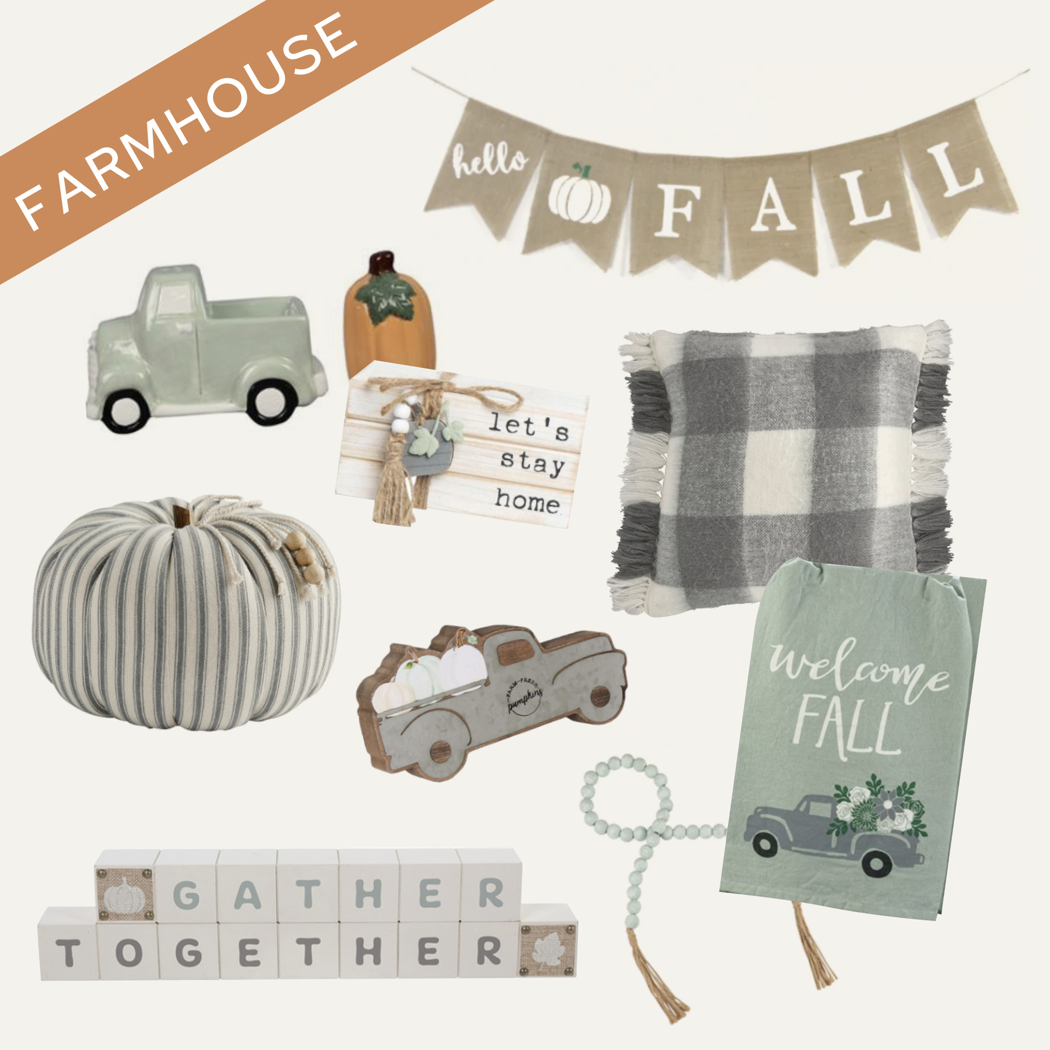 Fall Farmhouse theme box reveal