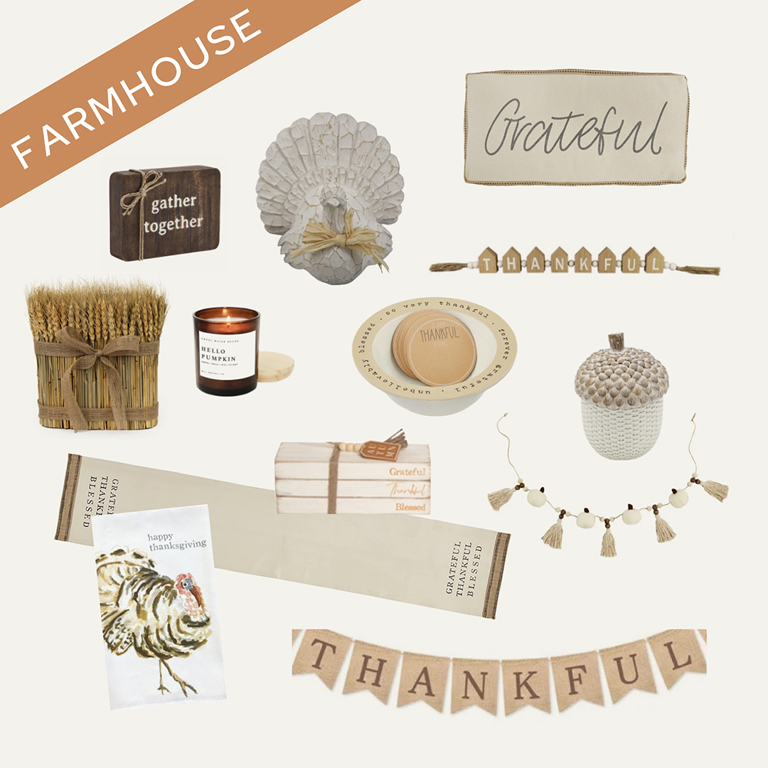 Thanksgiving Farmhouse theme box reveal