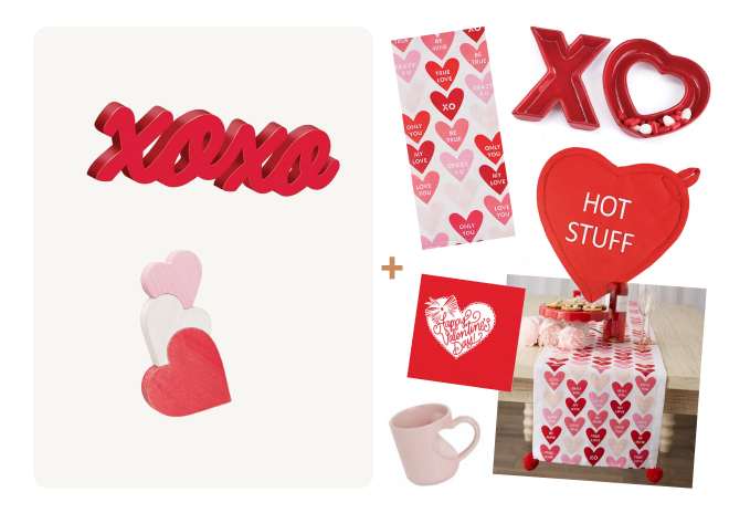 Valentines Day Decor Box - Classic Standard Option 3