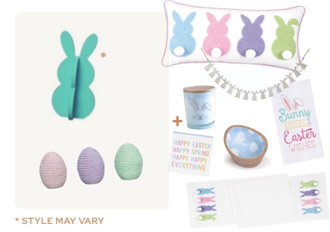 Easter Decor Box - Pastels Deluxe Option 1
