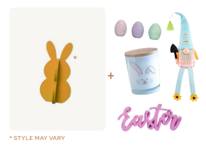 Easter Decor Box - Pastels Mini Option 1