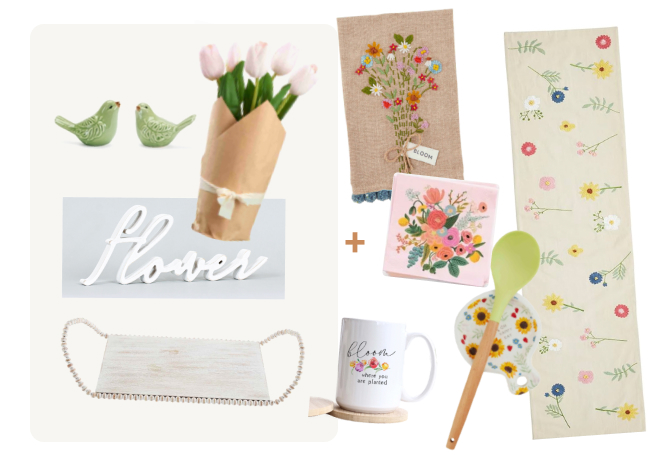 Spring Decor Box - Floral Garden Deluxe Option 3