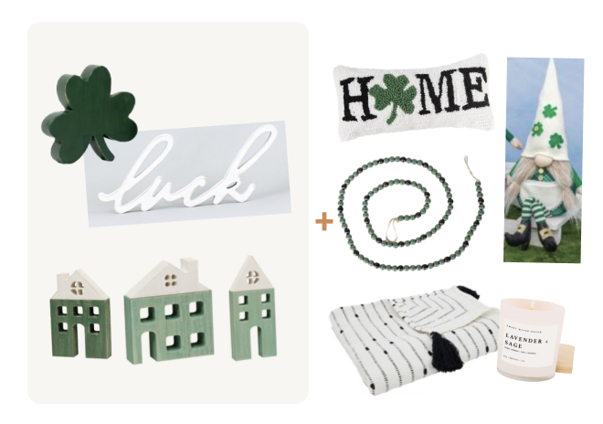 St Patricks Day Decor Box - Collection 1 Deluxe Option 2