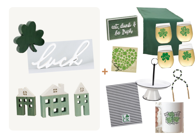 St Patricks Day Decor Box - Collection 1 Deluxe Option 3