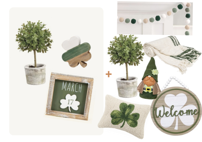 St Patricks Day Decor Box - Collection 2 Deluxe Option 2
