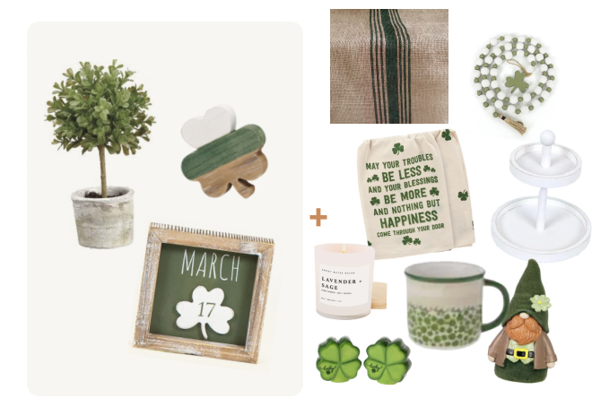 St Patricks Day Decor Box - Collection 2 Deluxe Option 3