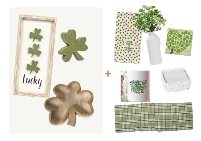 St Patricks Day Decor Box - Collection 2 Deluxe Option 4