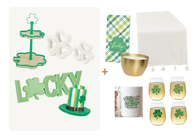 St Patricks Day Decor Box - Collection 3 Deluxe Option 3