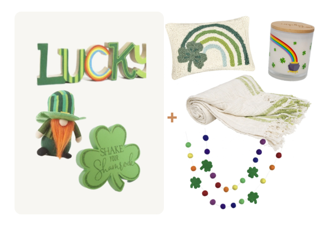 St Patricks Day Decor Box - Collection 3 Deluxe Option 4