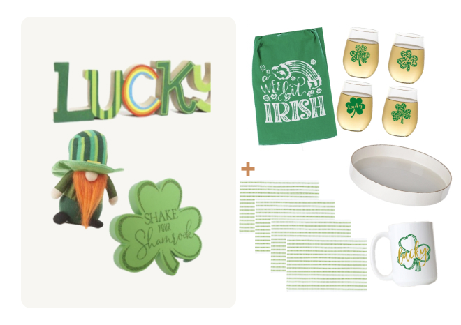 St Patricks Day Decor Box - Collection 3 Deluxe Option 5