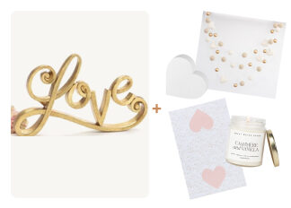 Valentine's Day - Mini, Valentine's Day, Blush & Gold, Option 1