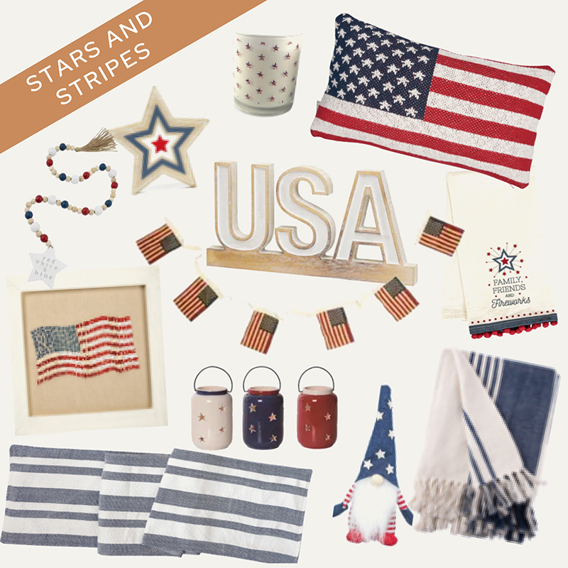 4th of July Stars and Stripes theme box reveal