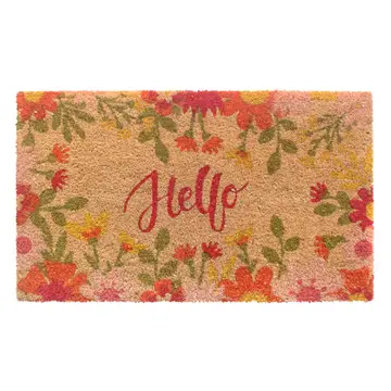 Floral Hello Doormat