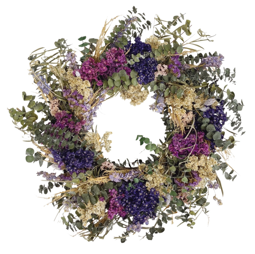 Real Dried Floral Wreath