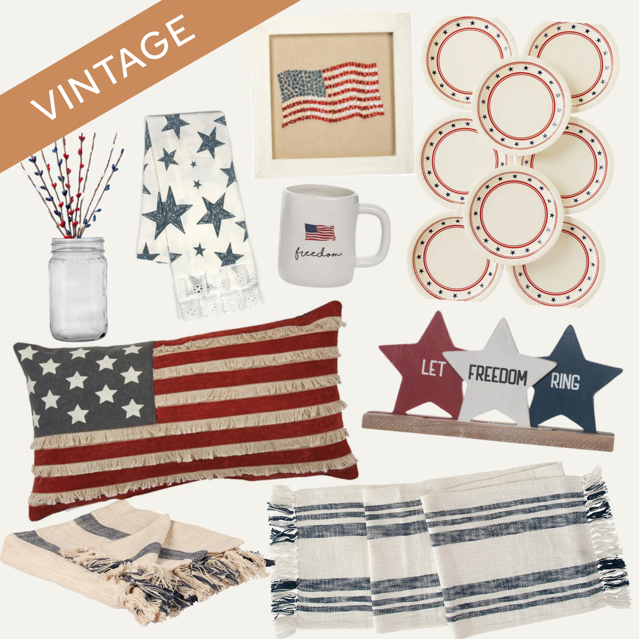 Memorial Day Vintage theme box reveal